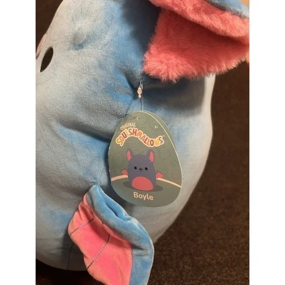 Squishmallows Original 16-Inch Boyle Blue Fruit Bat - Official Jazwares - Picture 4 of 8